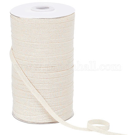 Лента из хлопка и льна длиной 200 м с узором «елочка» WH-WG84529-01-1