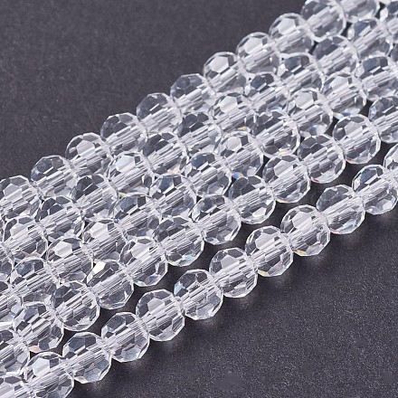 Transparent Glass Beads Strands EGLA-F120-NA01-1