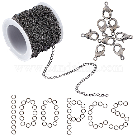 SUNNYCLUE DIY Twisted Chain Jewelry Making Kits DIY-SC0014-53B-A-1