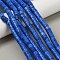 Synthetic Turquoise Beads Strands, Disc, Heishi Beads, Dyed, Blue, 6x3.5mm, Hole: 1mm, about 54~55pcs/strand, 7.68''(19.5cm)~7.87''(20cm)