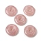 Natural Rose Quartz Pendants, Donut/Pi Disc Charms, 29.5~30.5x7.5~8mm, Hole: 6.3~6.5mm