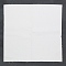 Ramie Cotton Embroidery Cloth, Punch Embroidery Fabric, Square, White, 200x200mm
