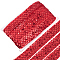 Polyester with PT Paillette Lace Trim Ribbon, Clothing Accessories, Dark Red, 35x1mm