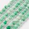 Natural Green Spot Jasper Bead Strand, Round, 3mm, Hole: 0.8mm, about 127pcs/strand, 15.7 inch(40cm)