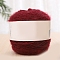Polyester Knitting Yarn, for Garments Scarves Sweater Shawl Hats, Dark Red, 200g/skein