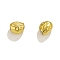 304 Stainless Steel Beads, Oval, Golden, 6x5x5mm, Hole: 1.6mm