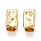 Textured Rack Plating Alloy Large Hole Beads, Nuggets Shape, Golden, 19.5x12x11mm, Hole: 7.8mm