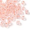 69Pcs Glass Seed Beads, Cube, Faceted, Coral, 4.5x4.5x4.5mm, Hole: 1mm