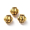 Tibetan Style Alloy Beads, Cadmium Free & Lead Free, Lantern, Antique Golden, 8x8x7.5mm, Hole: 1.5mm