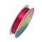Copper Jewelry Wire, Long-Lasting Plated, Crimson, 26 Gauge, 0.4mm, about 39.37 Feet(12m)/roll
