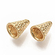 Brass Bead Cones KK-T051-34A-G-NF-2