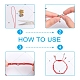 DIY böse Augen geflochten Perlen Armbänder machen Kits DIY-PH0003-15-4