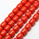 Imitation Amber Resin Barrel Beads Strands for Buddhist Jewelry Making RESI-A009B-D-03-1