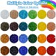 720шт 24 цвета наборы прозрачных стеклянных бусин EGLA-YW0003-12-2