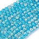 Baking Painted Crackle Glass Beads Strands X-CCG-S001-8mm-06-2