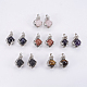 Natural & Synthetic Mixed Stone Pendants G-L477-B-1
