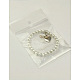 Lovely Wedding Dress Angel Charm Bracelets BJEW-JB00726-3