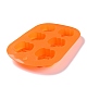 Moldes de silicona de calidad alimentaria para decoración de pastel de calabaza con tema de halloween DIY-E067-03-4