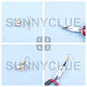Sunnyclue DIY Ohrring machen DIY-SC0011-10G-5