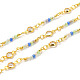 Handgefertigte Perlenketten aus Messing CHC-P011-E01-G-1