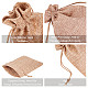 BENECREAT 30 PCS Linen Burlap Bags with Drawstring Gift Bags Jewelry Pouch for Wedding Party and DIY Craft ABAG-BC0001-03-7