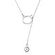 Shegrace 925 collares con colgante de gatito de plata esterlina JN859A-1