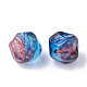 Two Tone Transparent Spray Painted Acrylic Bead ACRP-T005-29-2