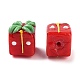 Weihnachtsgeschenkbox handgefertigte Bunte Malerei-Perlen LAMP-XCP0001-17-1
