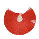 Décorations de gros pendentif pompon en polyester FIND-S296-07-3