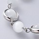 Bracelets de perles oeil de chat BJEW-JB04586-01-2