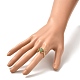 Set di anelli di avventurina verde naturale potere curativo per uomo donna X1-RJEW-TA00007-03-3