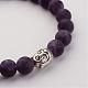 Natural Gemstone Beads Stretch Bracelets BJEW-JB02446-3