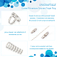 Unicraftale 14pcs 7 tamaño cristal rhinestone anillo de dedo acanalado RJEW-UN0002-55P-5