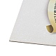 長方形イード ムバラク ラマダン テーマ紙グリーティング カード  お祝いの祝福カード  ライトコーラル  136x202x0.5mm AJEW-G043-01A-3