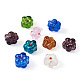 Beadthoven 35 pièces 7 couleurs perles de chalumeau cahoteuses faites à la main transparentes LAMP-BT0001-04-2