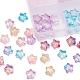 80 pièces 8 couleurs galvanoplastie perles de verre EGLA-YW0001-30-5