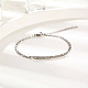 Stylish Stainless Steel Long Chain Bracelet for Women's Daily Wear ZK3425-2-1