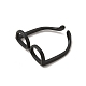 Anello per polsino aperto con montatura per occhiali in ottone da donna RJEW-F140-140EB-3