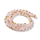 La main d'or et feuille d'argent de perles au chalumeau GLAA-G107-07A-12-1