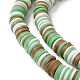 Handmade Polymer Clay Beads Strands CLAY-R089-8mm-T003-6