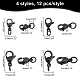 ARRICRAFT 48Pcs 4 Styles 304 Stainless Steel Lobster Claw Clasps STAS-AR0001-39-2