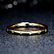 Lucidatura di autentici anelli in oro giallo 14k placcato 925 zirconi cubici RJEW-FF0001-12-17mm-2