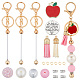 Kit de fabrication de porte-clés en perles Sunnyclue pour la journée des enseignants DIY-SC0023-13-1