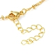 Rack Plating Brass Satellite Chain Necklaces NJEW-K256-01G-3
