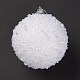 Boule de noel mousse & plastique imitation perle pendentif décoration FIND-G056-01D-5