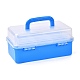 Прямоугольник портативный пластиковый ящик для хранения полипропилена CON-D007-01E-3