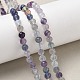 Chapelets de perles en fluorite naturel&nbsp;G-F717-10-5