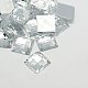 Cabuchones de diamante de imitación de acrílico de Taiwan imitación GACR-A023-8x8mm-M-2