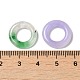 Ciondoli ad anello in giada bianca naturale tinta G-M415-05-3