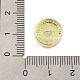 Perla de circonio cúbico micro pavé de latón chapado en cremallera KK-H456-04G-3